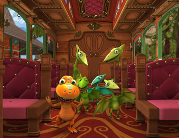 Le Dino train - To et son amie la libellule