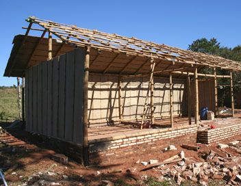 360-GEO - Maisons vgtales au Paraguay