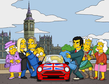 Les Simpson - Homer rentre dans la reine