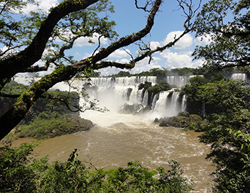 Au coeur des chutes d'Iguazu