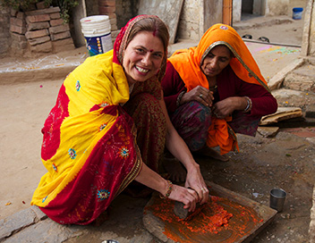 Les aventures culinaires de Sarah Wiener en Asie - Les pices en Inde