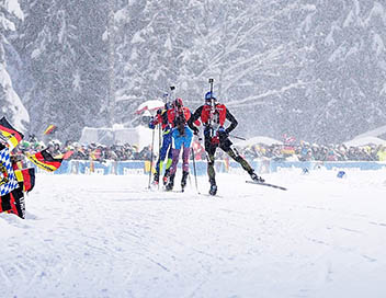 Biathlon (Poursuite 12,5 km messieurs)
